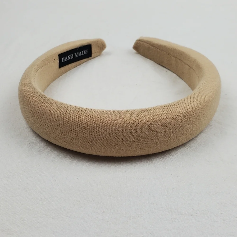 Wide fabric hand made headband hair accessories